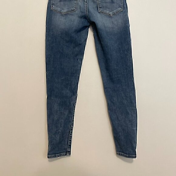 AMERICAN EAGLE Super Stretch Hi-Rise Jegging Medium Wash High Waisted 4S 4 SHORT - Picture 12 of 14
